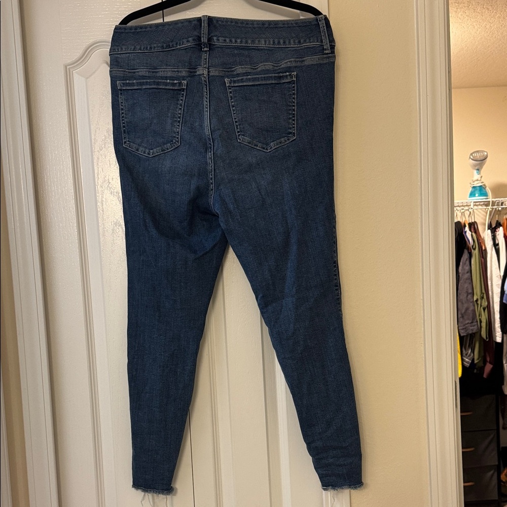 Torrid super soft Darker Blue Women's Stretch Denim Jeans - Picture 4 of 4